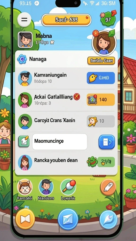 Karakter unik dan lucu dalam game.