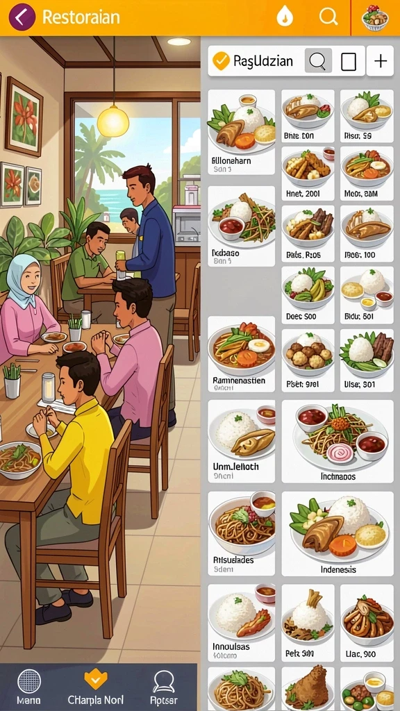 Gambar pertama menampilkan karakter utama dalam aksi berani.