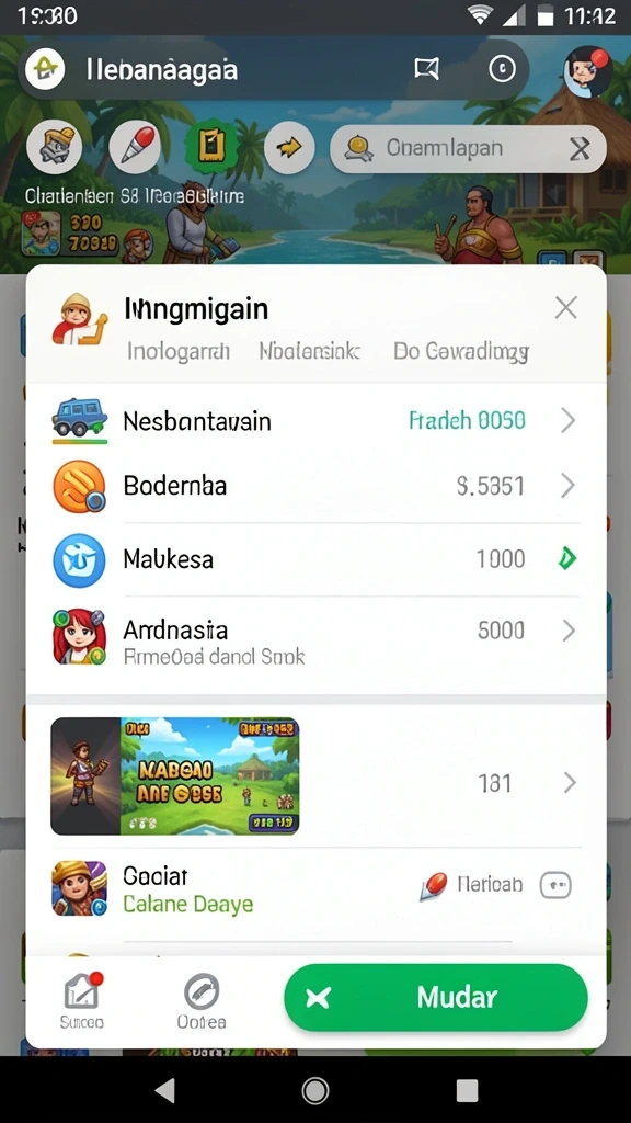 Ragam permainan yang seru dan menantang.