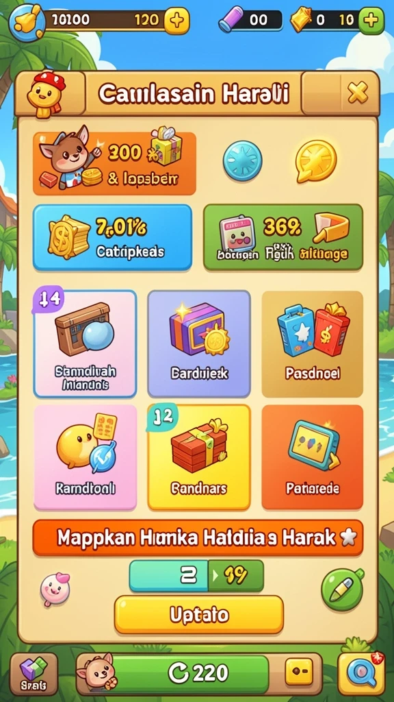 Tampilan awal yang menarik dan menggugah selera.