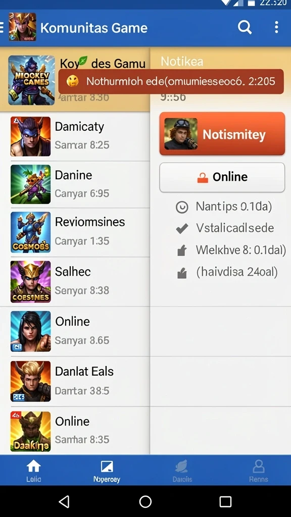 Fitur multiplayer yang memungkinkan bermain bersama teman.