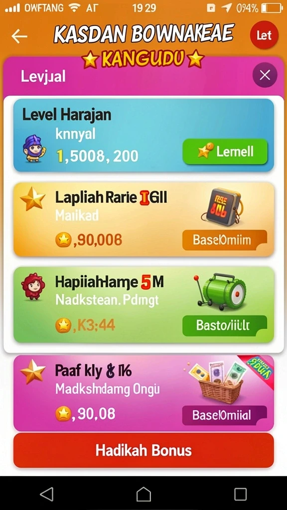Tampilan awal yang menarik dan intuitif.