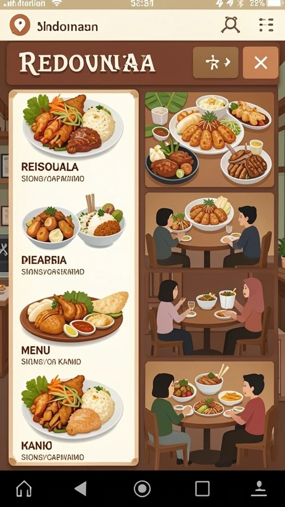 Tampilan antarmuka COLOKTOTO yang sederhana dan menarik.