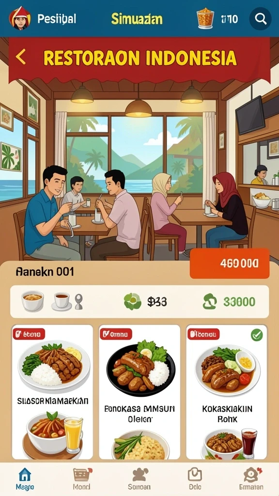 Level yang beragam dan menantang untuk dijelajahi.