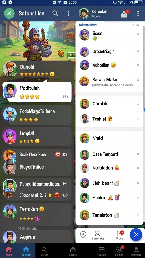 Screenshot dari mode permainan yang seru dan menantang.