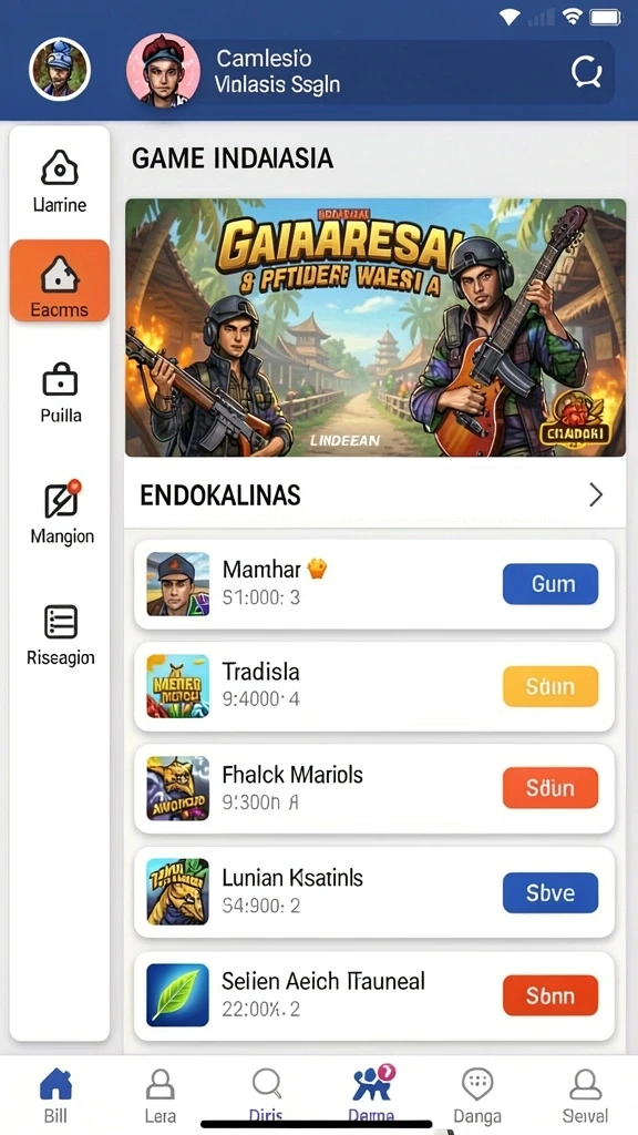 Tampilan antarmuka IDAMANTOTO yang menarik.