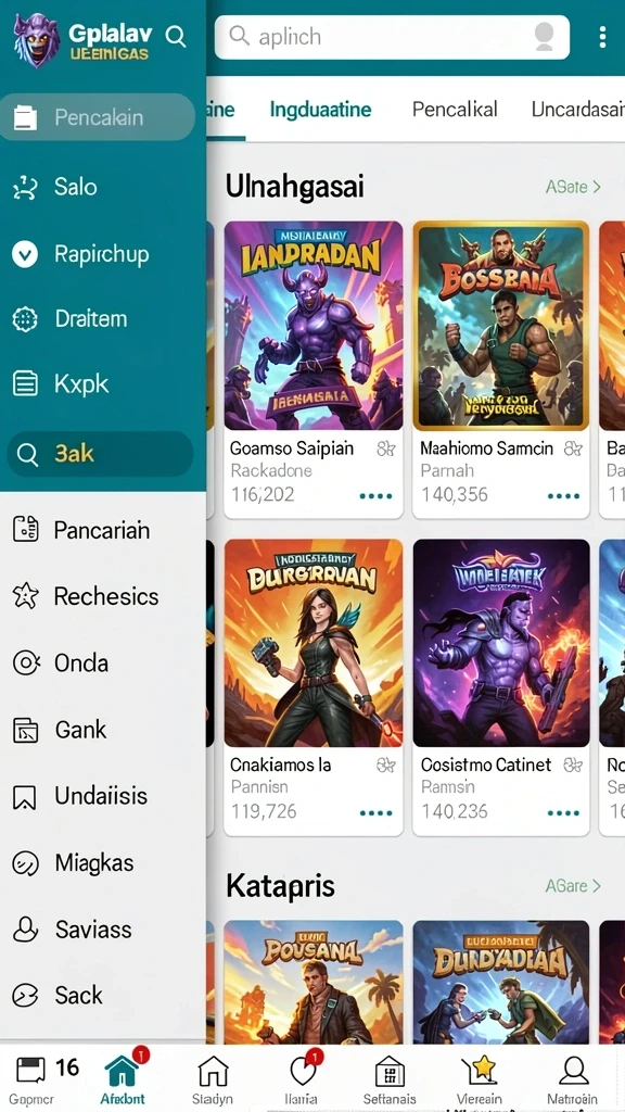 Level permainan yang menantang dan penuh strategi.