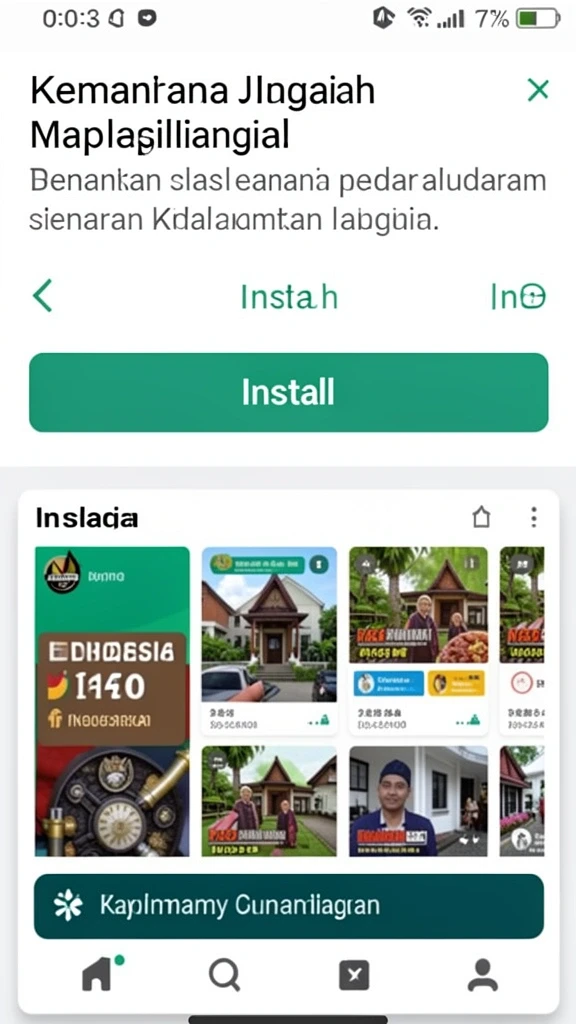 Gambar menunjukkan interaksi dengan NPC di dalam game.