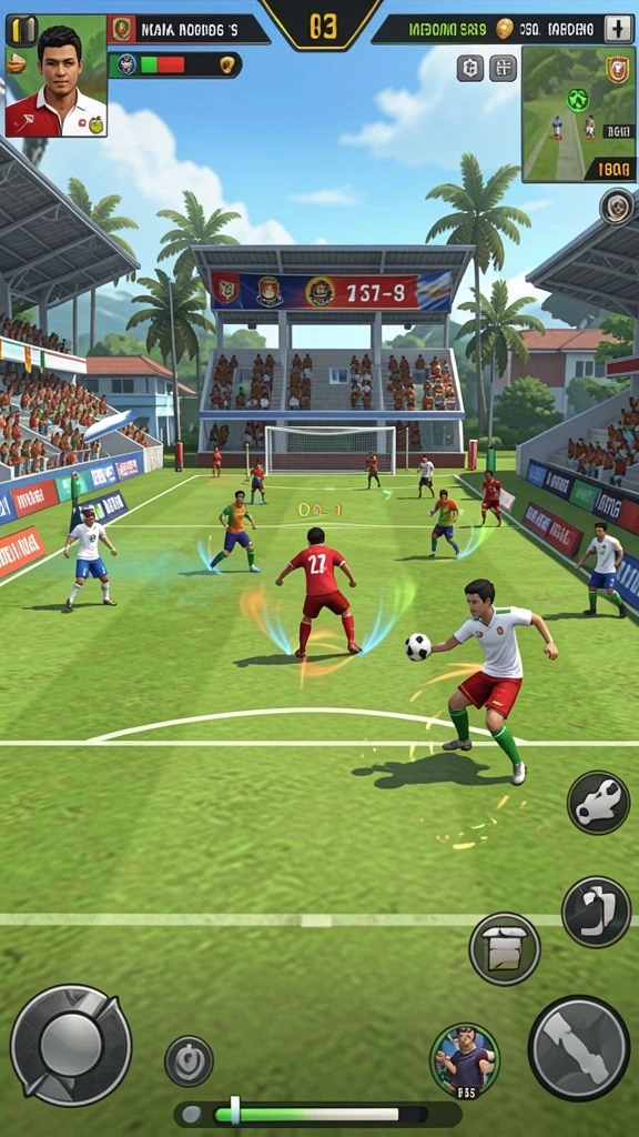 Keseruan bertarung di level yang menantang.