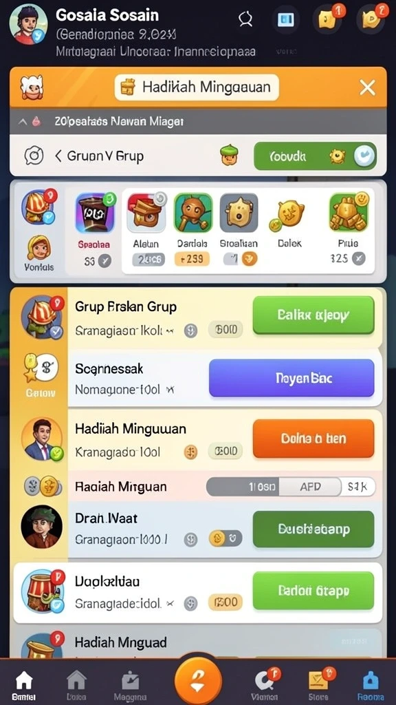 Fitur bonus menarik dan menguntungkan.