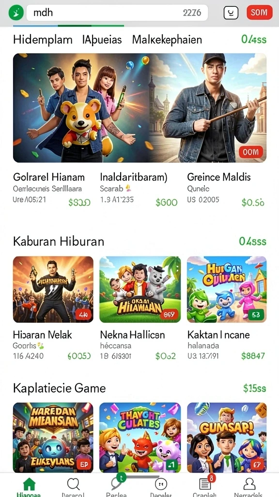 Beragam mini-game yang tersedia untuk dimainkan.