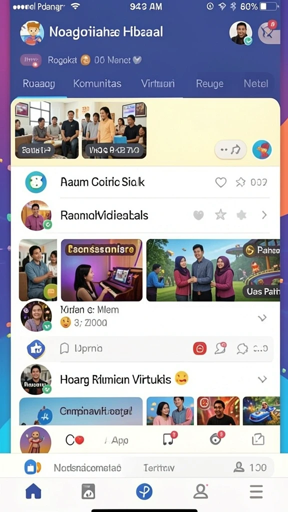 Tampilan awal yang menarik dan mudah dinavigasi.