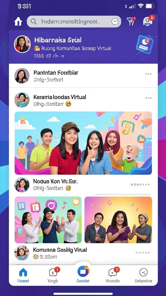 Tampilan antarmuka yang user-friendly dan menarik.