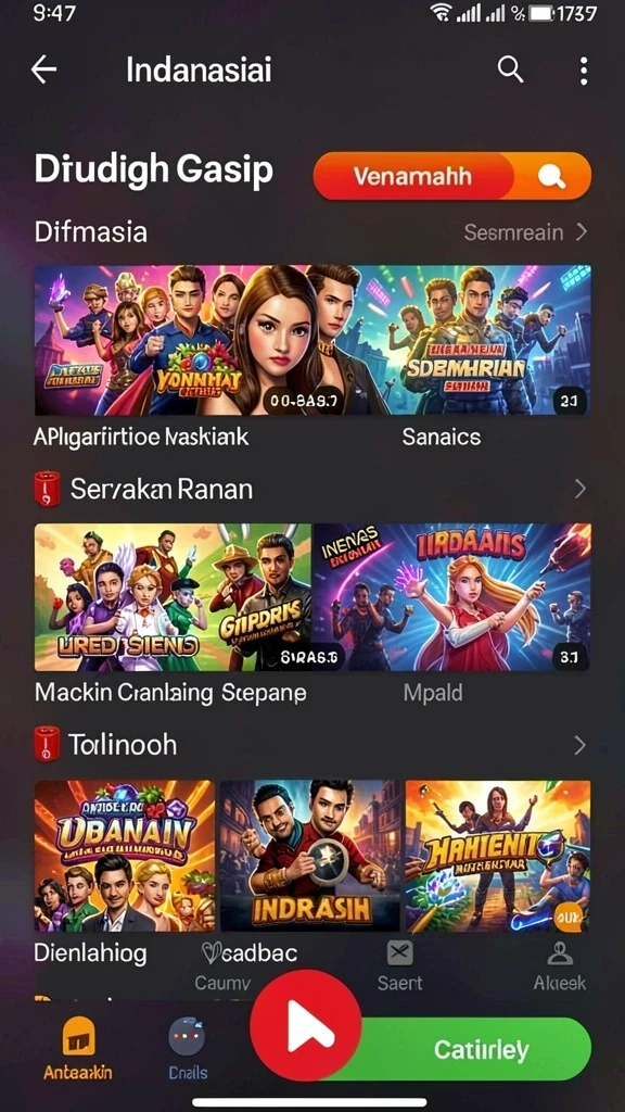 Tampilan antarmuka utama NEKO4D yang menarik.