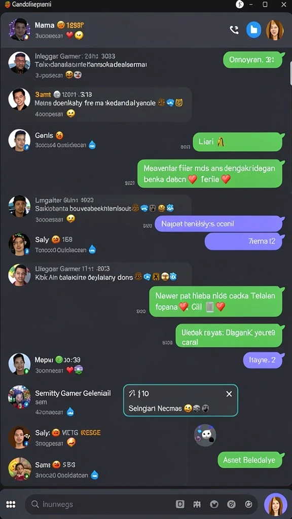 Karakter kucing yang dapat disesuaikan sesuai keinginan.