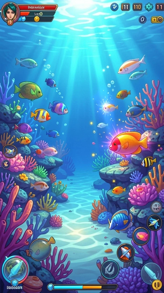 Ilustrasi gameplay yang menunjukkan pertempuran seru melawan monster.