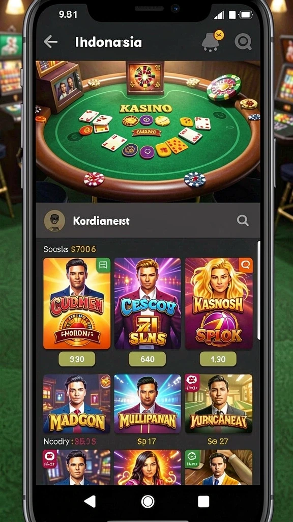 Screenshot menunjukkan karakter utama dalam petualangan epik.