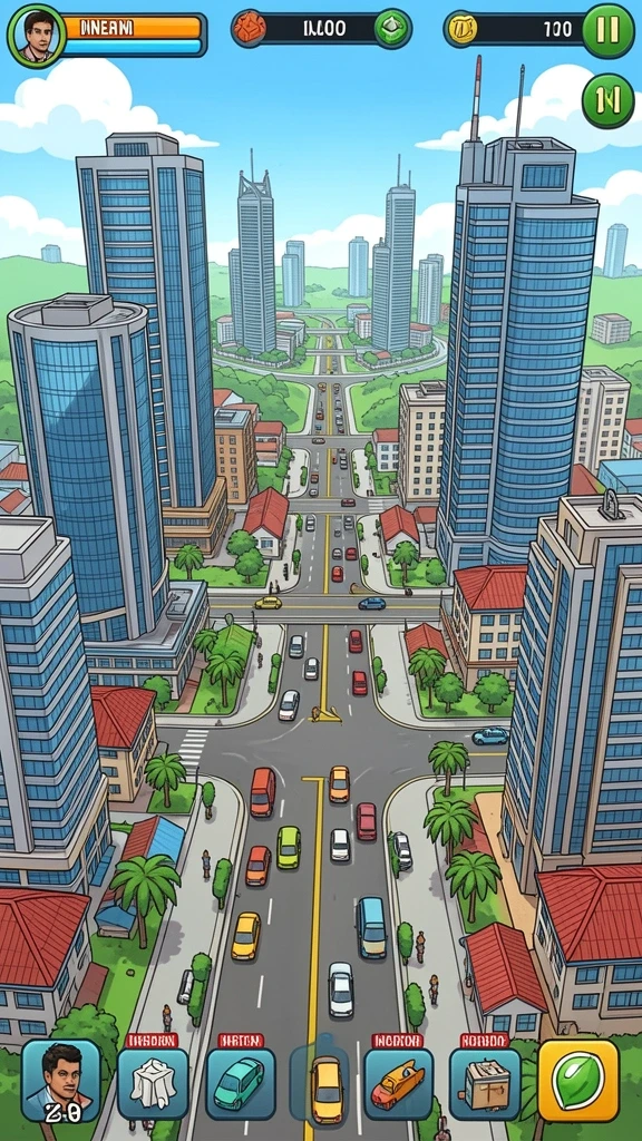 Karakter-karakter unik dengan desain yang menarik.