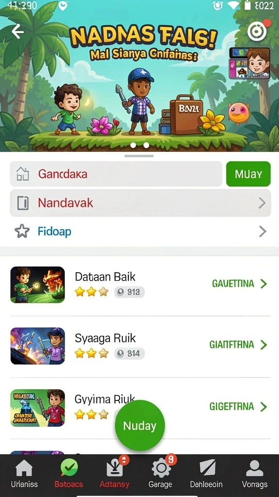Fitur sosial yang memungkinkan interaksi antar pemain.