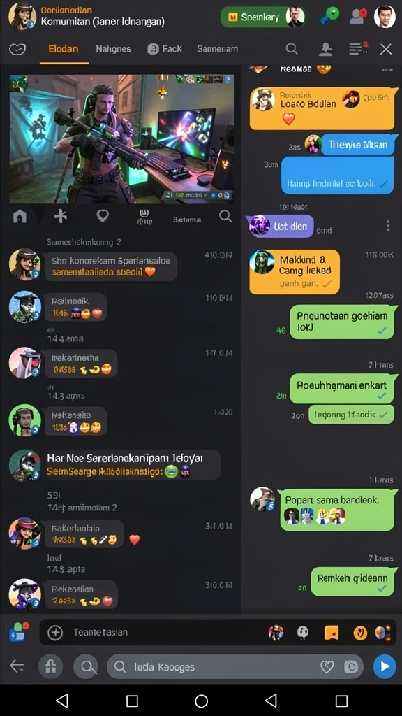 Dunia luas yang siap dieksplorasi oleh pemain.