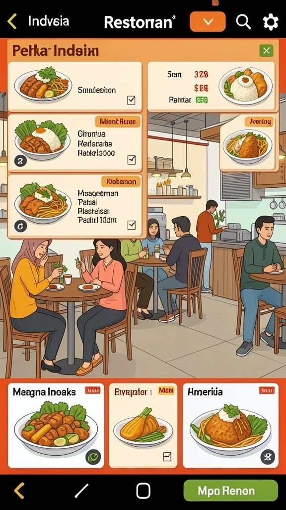 Tampilan antarmuka yang menarik dan intuitif.