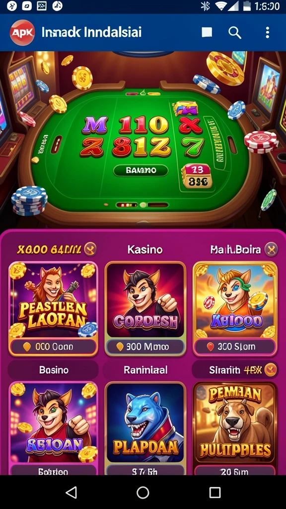 Tampilan menu utama RPVIP6 yang menarik dan ramah pengguna.