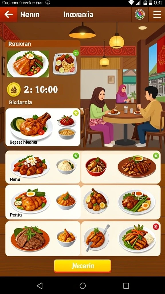 Screenshot misi yang menunjukkan karakter sedang beraksi.