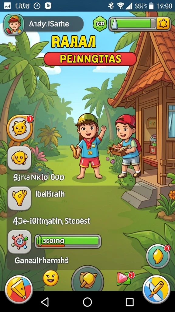 Screenshot ini menunjukkan gameplay yang dinamis dan seru.