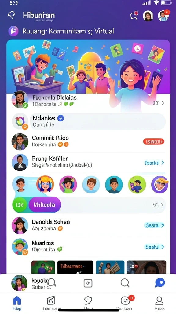 Menghadapi bos kuat dalam pertarungan seru.