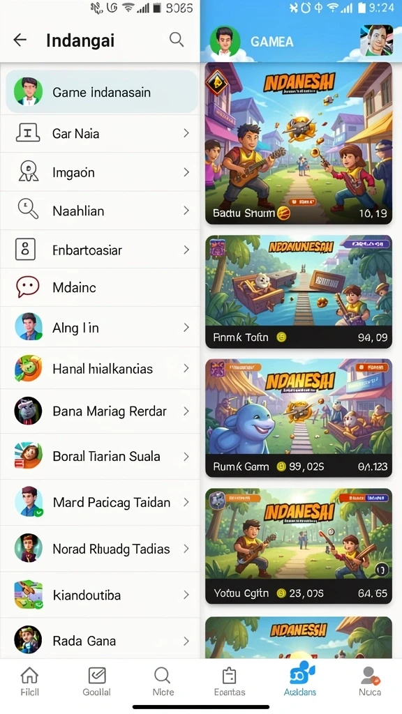 Karakter unik dengan cerita menarik.